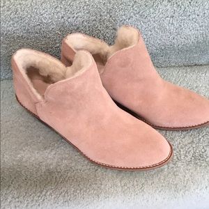Suede booties from Anthropologie